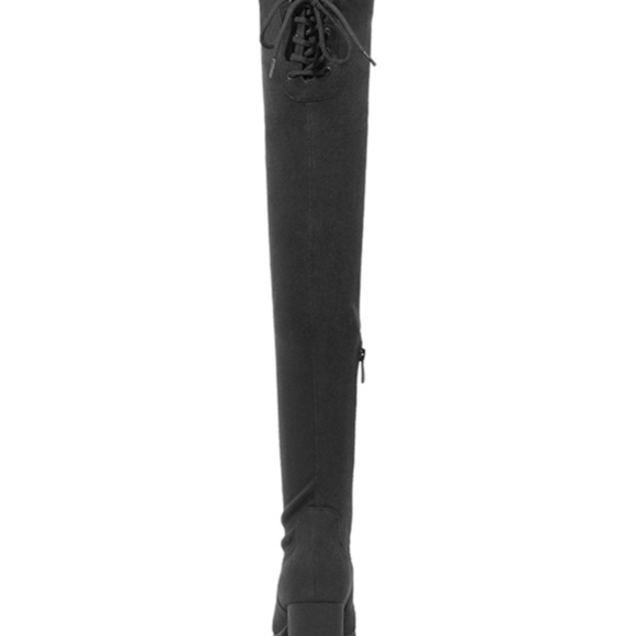 Dream Pairs Charcoal Over-the-Knee Boots - Picture 3 of 4